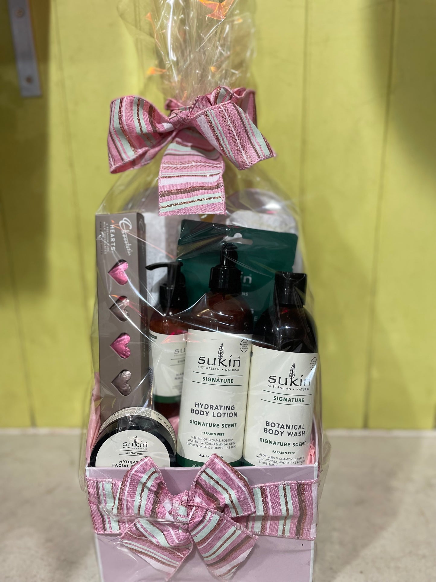 Pamper Me Beautiful Hamper - Sukin Skincare & Chocolate Gift Set