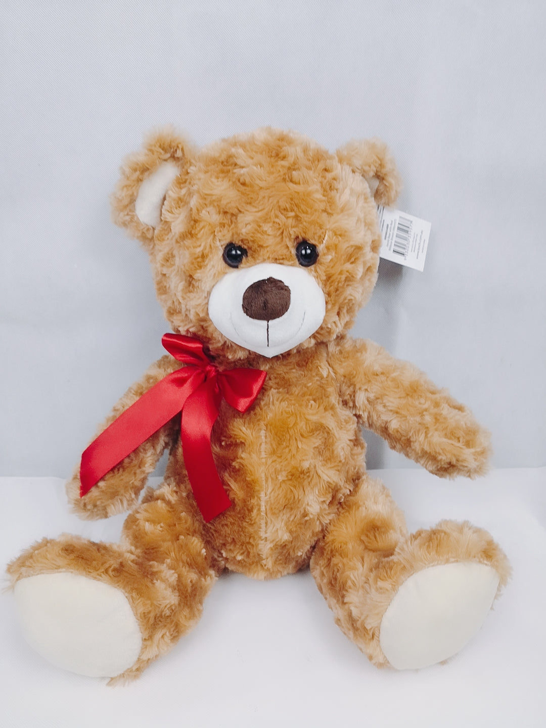 Bear with Red Ribbon Brown (40CM)