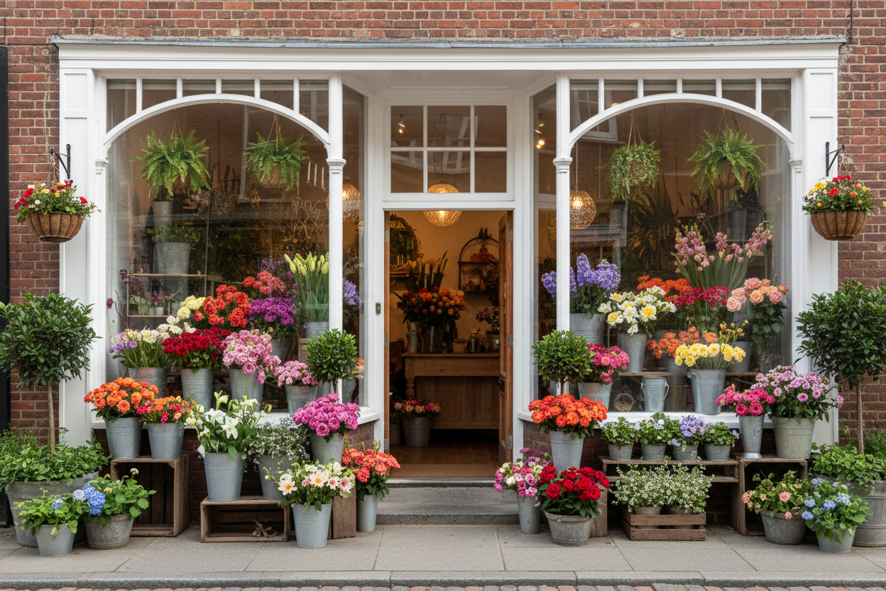 Florist Shop without name or signbord