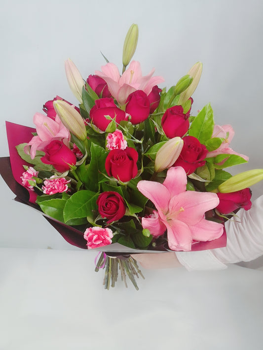 Rose with Lilly